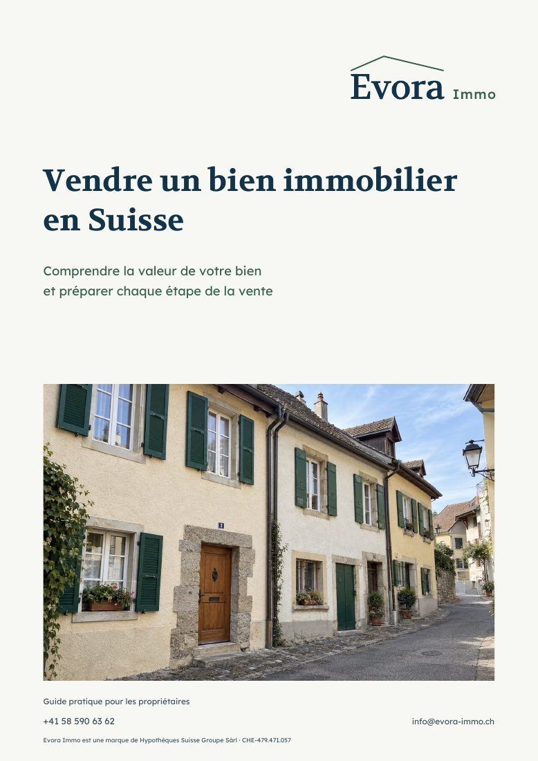 Titelblatt des Evora-Immo-Ratgebers zum Immobilienverkauf